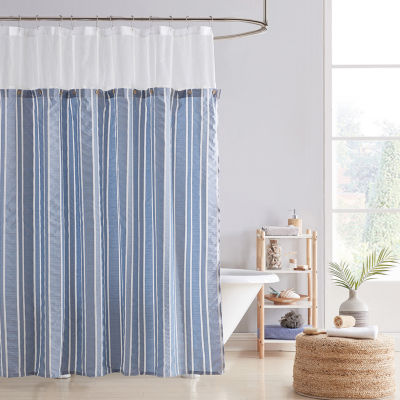 Croscill Classics Coastal Stripe Shower Curtain