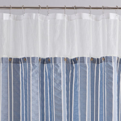 Croscill Classics Coastal Stripe Shower Curtain