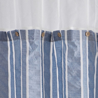 Croscill Classics Coastal Stripe Shower Curtains