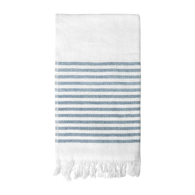 Croscill Classics Coastal Stripe Stripes Hand Towel