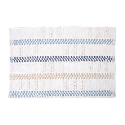 Croscill Classics Coastal Stripe Bath Rug