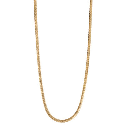 10K Gold 24 Inch Hollow Herringbone Chain Necklace - JCPenney