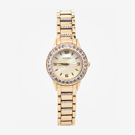 Elgin Womens Gold Tone 2-pc. Watch Boxed Set Eg201807st, One Size -  06077140018