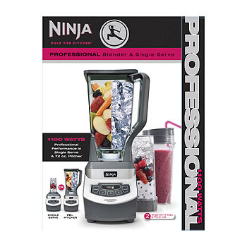 Ninja Professional Blender with Single Serve Cups Impressive 1000W (Re –