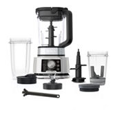 Best Buy: Ninja Foodi Power Blender & Processor 3-in-1 Blender and Food  Processor 1400WP 6 Auto-iQ Presets Cloud Silver SS201