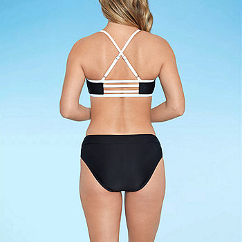 Moeras Mount Bank boeren Xersion Adjustable Straps Animal Bralette Bikini Swimsuit Top, Color: Black  White - JCPenney