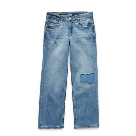 Thereabouts Little & Big Boys Straight Leg Relaxed Fit Jean, 12, Blue