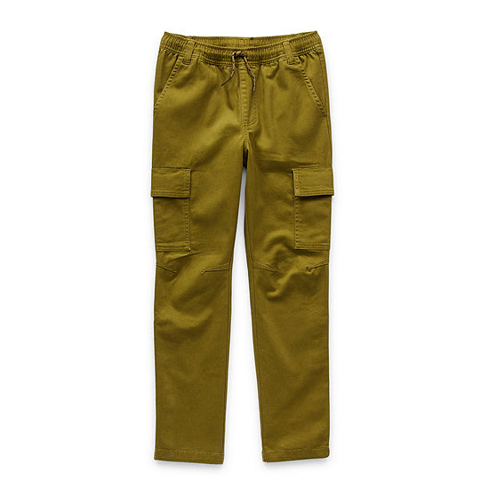 Thereabouts Jogger Little & Big Boys Adaptive Cuffed Cargo Pant