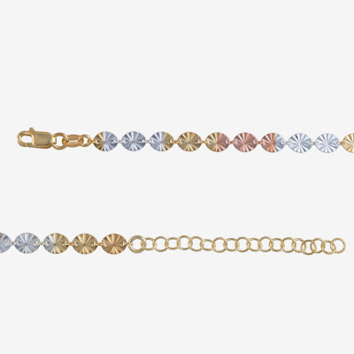 Made in Italy Womens Sterling Silver 18 Inch Link Chain Necklace