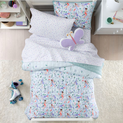 Under The Stars Mermaids Quilt Set