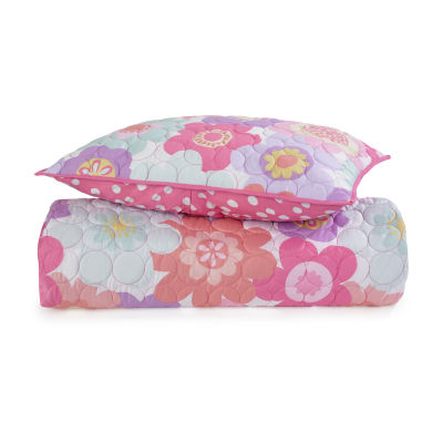 Under The Stars Faye Floral Quilt Set