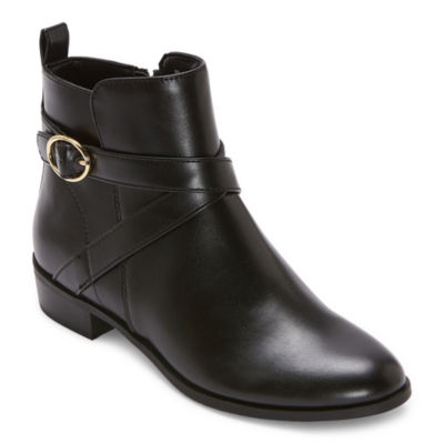 Jcpenney black shop ankle boots