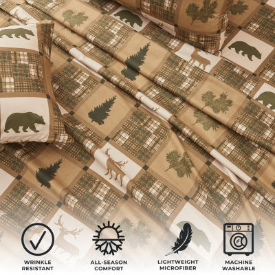 Linery Rustic Lodge Sheet Set