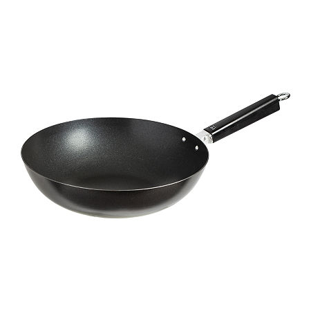 Joyce Chen Carbon Steel 12 Non-Stick Stir Fry Pan, One Size, Black