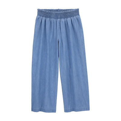 Carter's Little & Big Girls Flare Pull-On Pants, Color: Blue - JCPenney