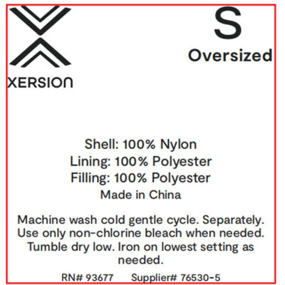 Xersion Womens Oversized Puffer Vest