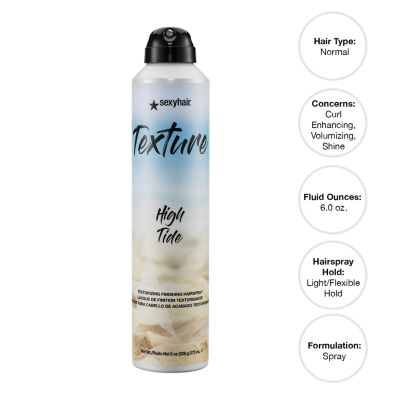 Sexy Hair Texture High Tide Texturizing Flexible Hold Hair Spray - 8 oz.