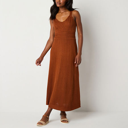 Ryegrass Womens Maxi Dress, X-large, Brown