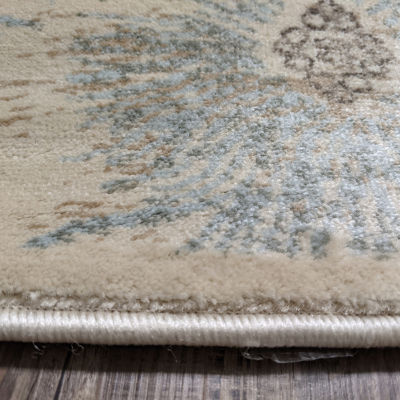 Radici Garda Modern Abstract Floral 39"X60" Indoor Rectangular Accent Rug