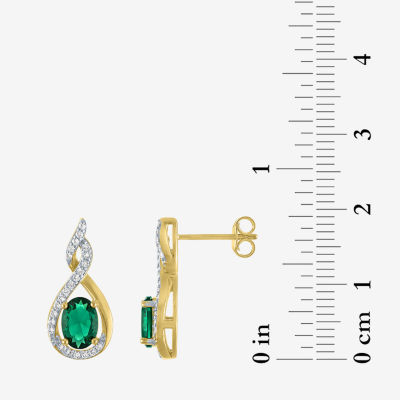 Gemstone 14K Gold Over Silver 2-pc. Oval Jewelry Set