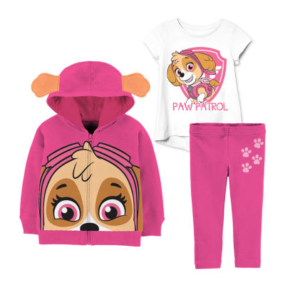 Xtreme Toddler Girls 3-pc. Fleece Paw Patrol Pant Set