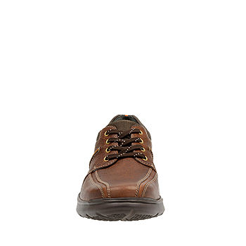 paz Alegre Sui Clarks® Cotrell Walk Mens Leather Lace-Up Shoes-JCPenney, Color: Tobacco