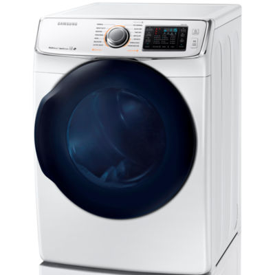 Samsung 7.5-cu ft Stackable Electric Dryer with Steam Cycle