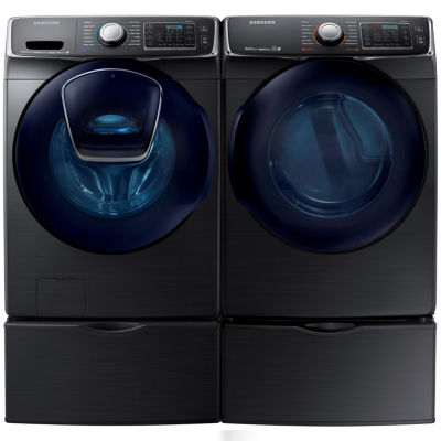 Samsung 7.5-cu ft Stackable Electric Dryer with Steam Cycle