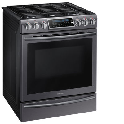 Samsung 5.8 cu. ft. Slide-In Gas Range With Self-Cleaning Dual Convection Oven