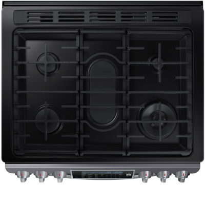 Samsung 5.8 cu. ft. Slide-In Gas Range With Self-Cleaning Dual Convection Oven