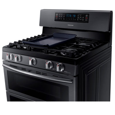 Samsung 5.8 cu. ft. Smart Wi-Fi Enabled Flex Duo™ With Dual Door Freestanding Gas Range