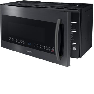 Samsung 2.1 cu. ft. PowerGrill™ Over-the-Range Microwave with Ceramic Enamel Interior and Glass Touch Controls