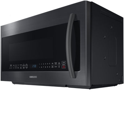 Samsung 2.1 cu. ft. PowerGrill™ Over-the-Range Microwave with Ceramic Enamel Interior and Glass Touch Controls