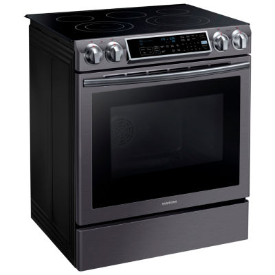 Samsung 5.8 cu. ft. Slide-In Electric Range With Self-Cleaning Dual Convection Oven