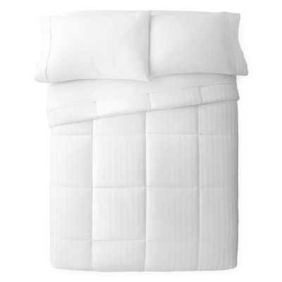 350tc Damask Stripe Down-Alternative Comforter