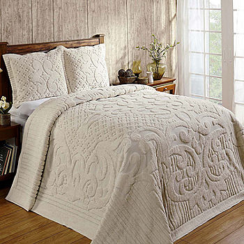Better Trends Chenille Tweed Collection 60 Square in Dove & Chesnut
