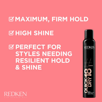 Redken Quick Dry 18 Instant Finishing Medium Hold Hair Spray - 9.8 oz.