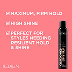 Redken Quick Dry 18 Instant Finishing Medium Hold Hair Spray-9.8 oz.