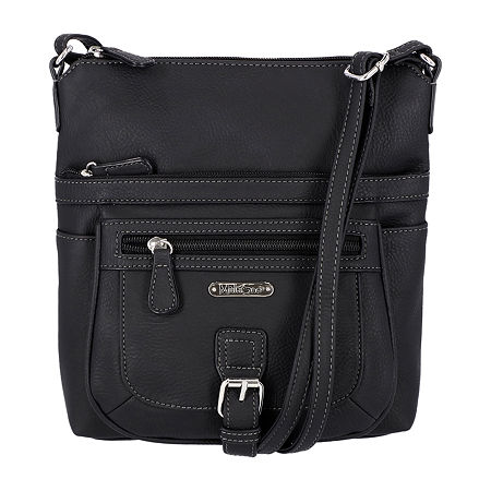 Multi Sac Mid Flare Crossbody Bag In Black