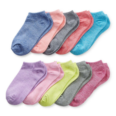 Thereabouts 10 Pair Low Cut Socks Girls