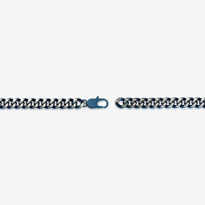 Stainless Steel 24 Inch Solid Curb Chain Necklace