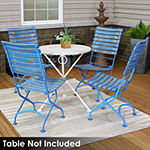 Casual 2 Pair Patio Dining Chair