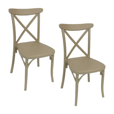 Casual 1 Pair Patio Dining Chair