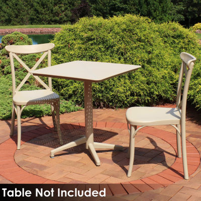 Casual 1 Pair Patio Dining Chair