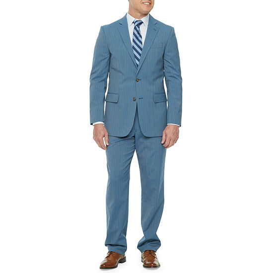 Stafford Signature Coolmax Indigo Stripe Classic Fit Suit Separates