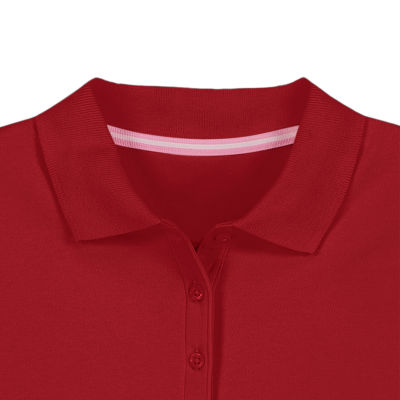 IZOD Little & Big Kid Girls Long Sleeve Regular Fit Stretch Fabric Polo Shirt