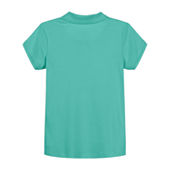 IZOD Little & Big Girls Short Sleeve Polo Shirt