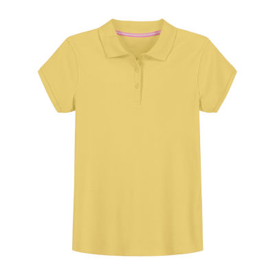 IZOD Little & Big Girls Short Sleeve Polo Shirt