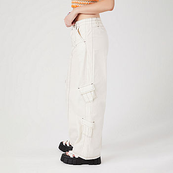 Mid-Rise Straight Cargo Pants
