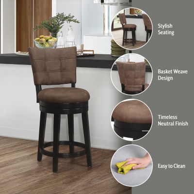 Kaede Counter Height Swivel Bar Stool